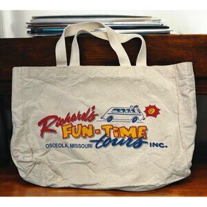 Osceola Missouri Canvas Tote Bag Vintage Richards Fun-Time Tours RV Travel USA